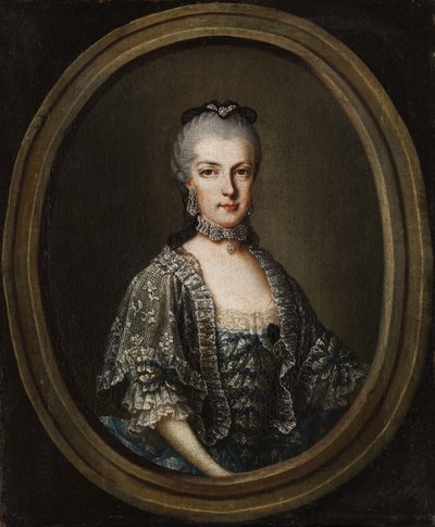 Retrato de María Cristina, Duquesa de Teschen (1742-1798) de Unbekannt Unbekannt